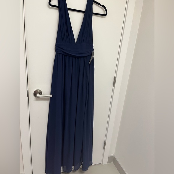 Navy Floor Length Gown - Picture 3 of 3